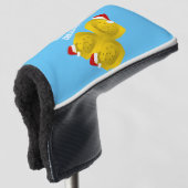kerstkrakers golfheadcover (3/4 voorkant)