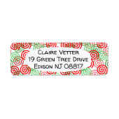 kerstkralen etiket (Voorkant)