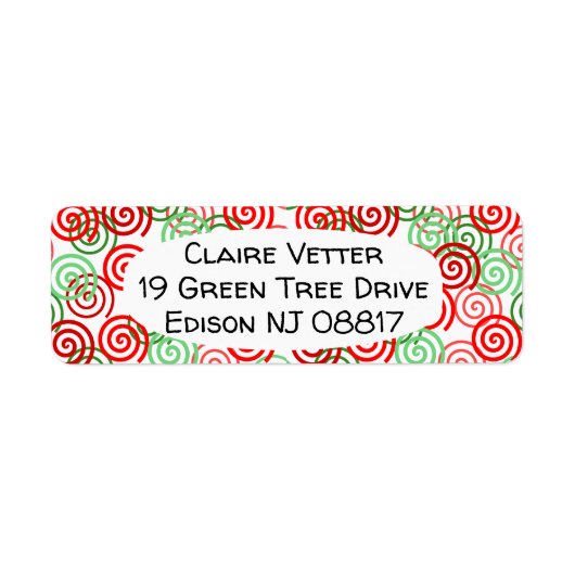 kerstkralen etiket (Voorkant)