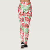 kerstkralen leggings (Achterkant)