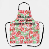 kerstkralen schort (Voorkant)