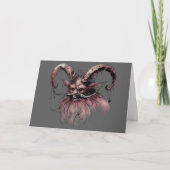 kerstkrampus kaart (Voorkant)