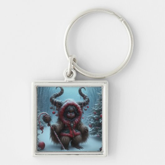 kerstkrampus sleutelhanger (Voorkant)