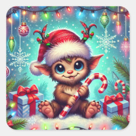 kerstkrampus Sticker