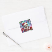 kerstkrampus Sticker (Envelop)