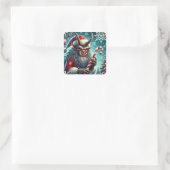kerstkrampus Sticker (Tas)