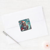 kerstkrampus Sticker (Envelop)