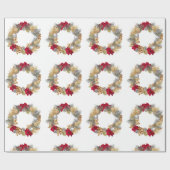 kerstkranen omslagpapier cadeaupapier (Vlak)