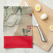 kerstkranen theedoek (Quarter Fold)