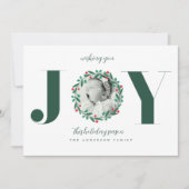 Kerstkrans Aankondiging Geboorte Nieuw Baby'tje (Voorkant)