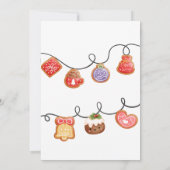 Kerstkrans Bakfeest Uitnodiging (Achterkant)