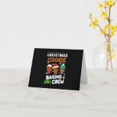 Kerstkrans bakploeg | kerstcadeau kaart (Gele Bloem)