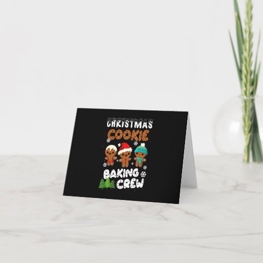 Kerstkrans bakploeg | kerstcadeau kaart (Voorkant)