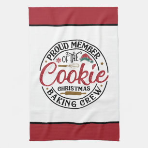 Kerstkrans bakploeg lid theedoek