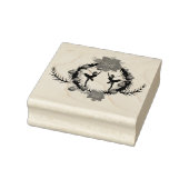 Kerstkrans Ballerina meisjes Rubberstempel (Stempel)