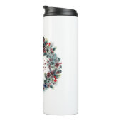 Kerstkrans BELIEVE Typografie Thermosbeker (Geroteerd rechts)