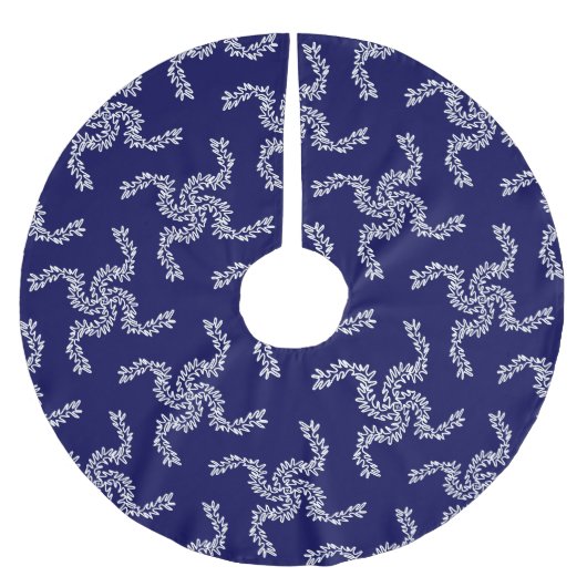 Kerstkrans Blauw, Kerst Decoratie, Kerstmis Kerstboom Rok (Voorkant)