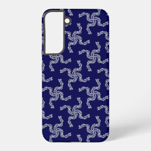 Kerstkrans Blauw, Kerst Decoratie, Kerstmis Samsung Galaxy Hoesje