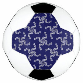 Kerstkrans Blauw, Kerst Decoratie, Kerstmis Voetbal