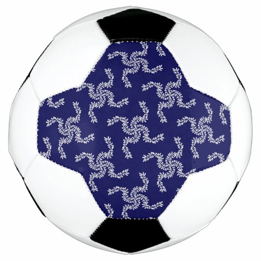 Kerstkrans Blauw, Kerst Decoratie, Kerstmis Voetbal (Voorkant)