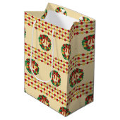 Kerstkrans Brei Medium Cadeauzakje (Voorkant Gekanteld)