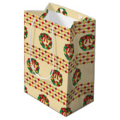 Kerstkrans Brei Medium Cadeauzakje (Achterkant Gekanteld)