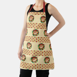 Kerstkrans Breien Schort