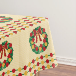 Kerstkrans Breien Tafelkleed
