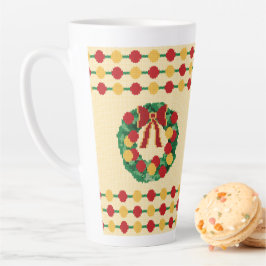 Kerstkrans Breiwerk Latte Mok
