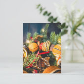 Kerstkrans Briefkaart (Staand voorkant)
