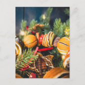 Kerstkrans Briefkaart (Voorkant)