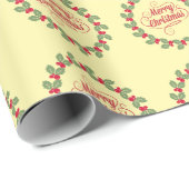 Kerstkrans Cadeaupapier (Rol Hoek)