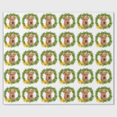 Kerstkrans Cadeaupapier (Vlak)