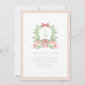 Kerstkrans Candy Cane Bow | Foto Save The Date (Achterkant)