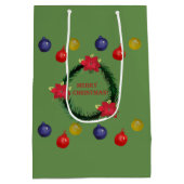 Kerstkrans decoratieve cadeautas (Achterkant)