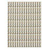 Kerstkrans Dennenkegels Dennentakken Goud Tafelkleed (Voorkant)