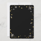 Kerstkrans Elegant chic Kaart (Achterkant)