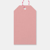 Kerstkrans en boom sticker cadeaulabel (Achterkant)
