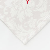 Kerstkrans en herten fleece deken (Hoek)