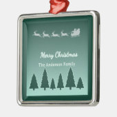 Kerstkrans Familie Ornament Gloeit (Links)