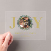 Kerstkrans Foto Acryl Uitnodigingen (Insitu (Draagbaar))