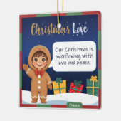 Kerstkrans Gebakken Kerstkoek Ornament (Links)