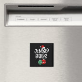 Kerstkrans Grappige Bijpassende Koppel Kastanjes Magneet (Insitu (Vaatwasser))