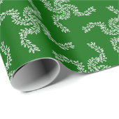 Kerstkrans Groen, Kerst Decoratie Cadeaupapier (Rol Hoek)