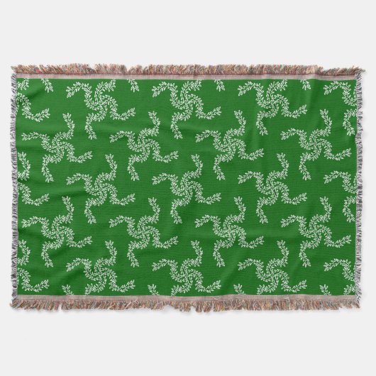 Kerstkrans Groen, Kerst Decoratie Deken (Voorkant)
