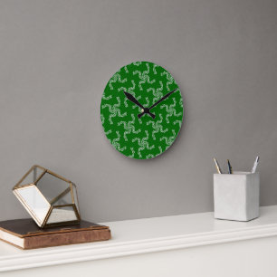 Kerstkrans Groen, Kerst Decoratie Ronde Klok