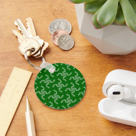 Kerstkrans Groen, Kerst Decoratie Sleutelhanger (Bureau)