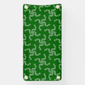Kerstkrans Groen, Kerst Decoratie Spandoek (Verticaal)