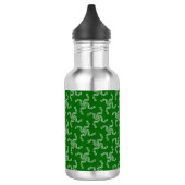 Kerstkrans Groen, Kerst Decoratie Waterfles (Links)