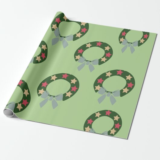 Kerstkrans Inpakpapier (Uitgerold)